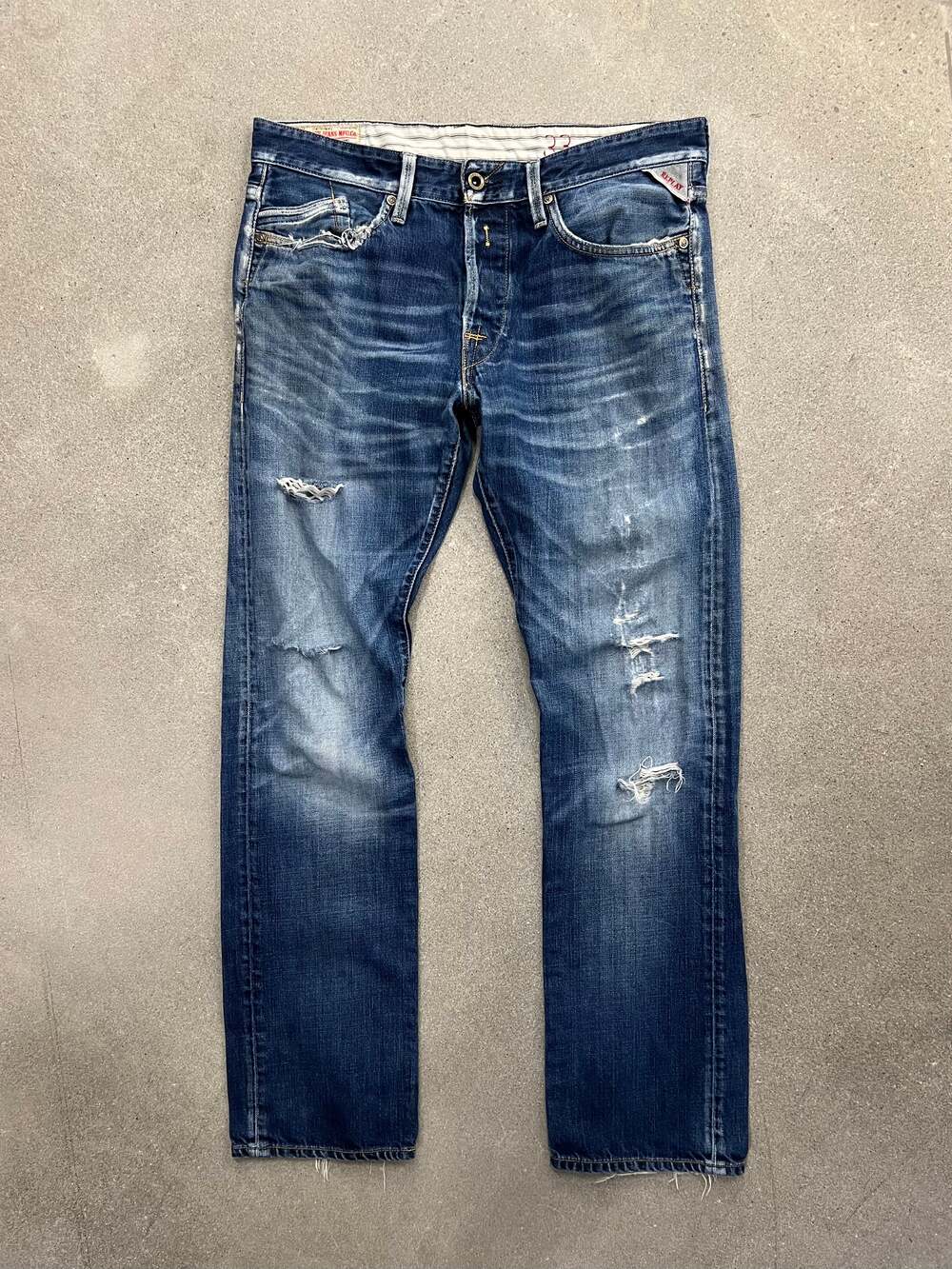 Replay Waitom Distressed Jeans - 34”